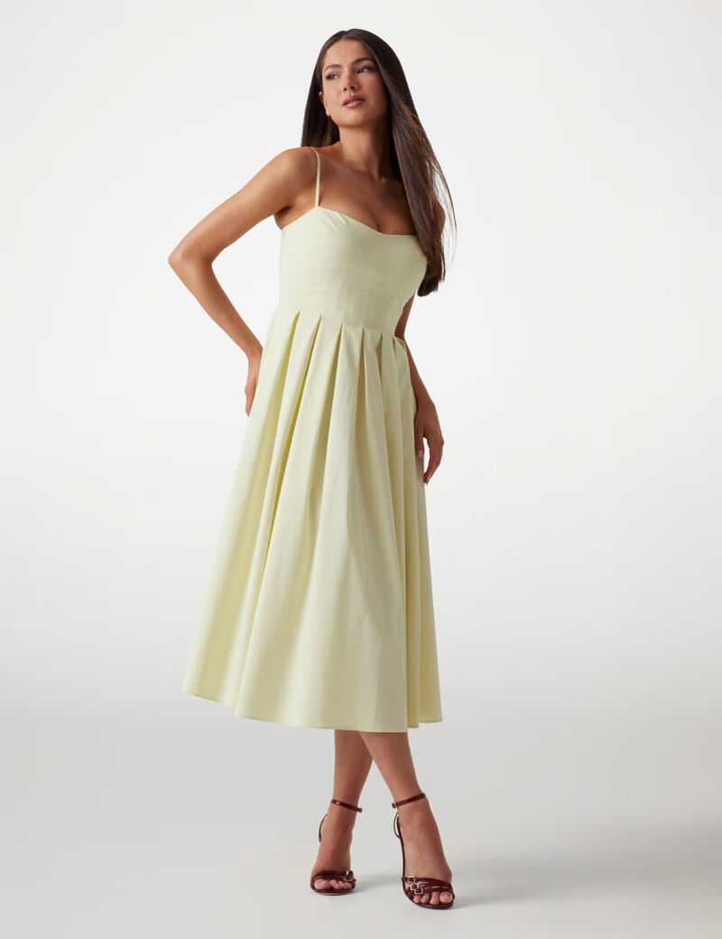 Stretch midi dress