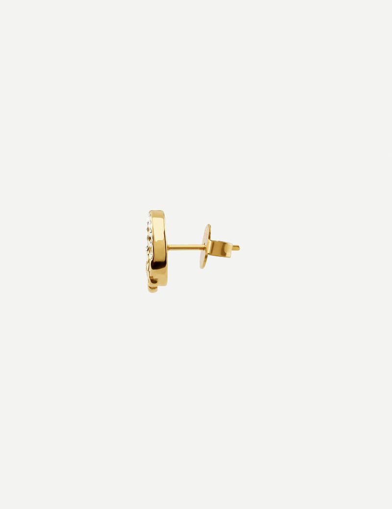 10mm 4G flowers studs earring