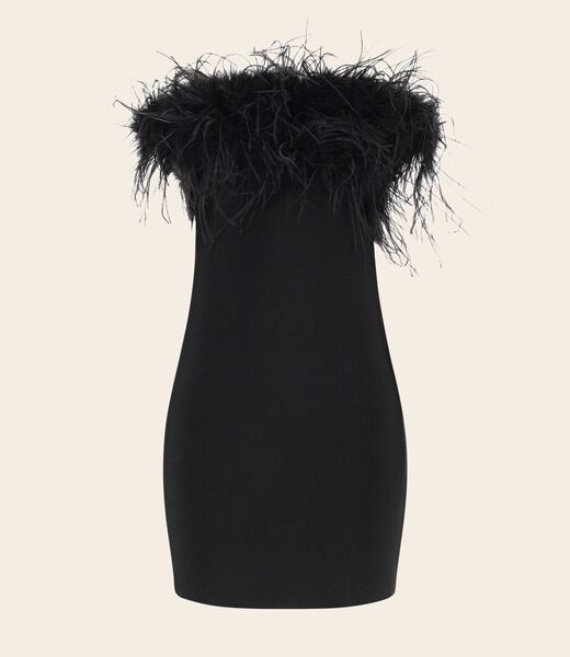 Marciano Feathers Mini Dress