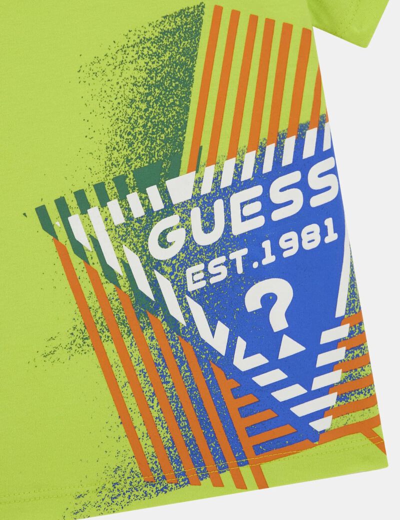 Front logo print t-shirt