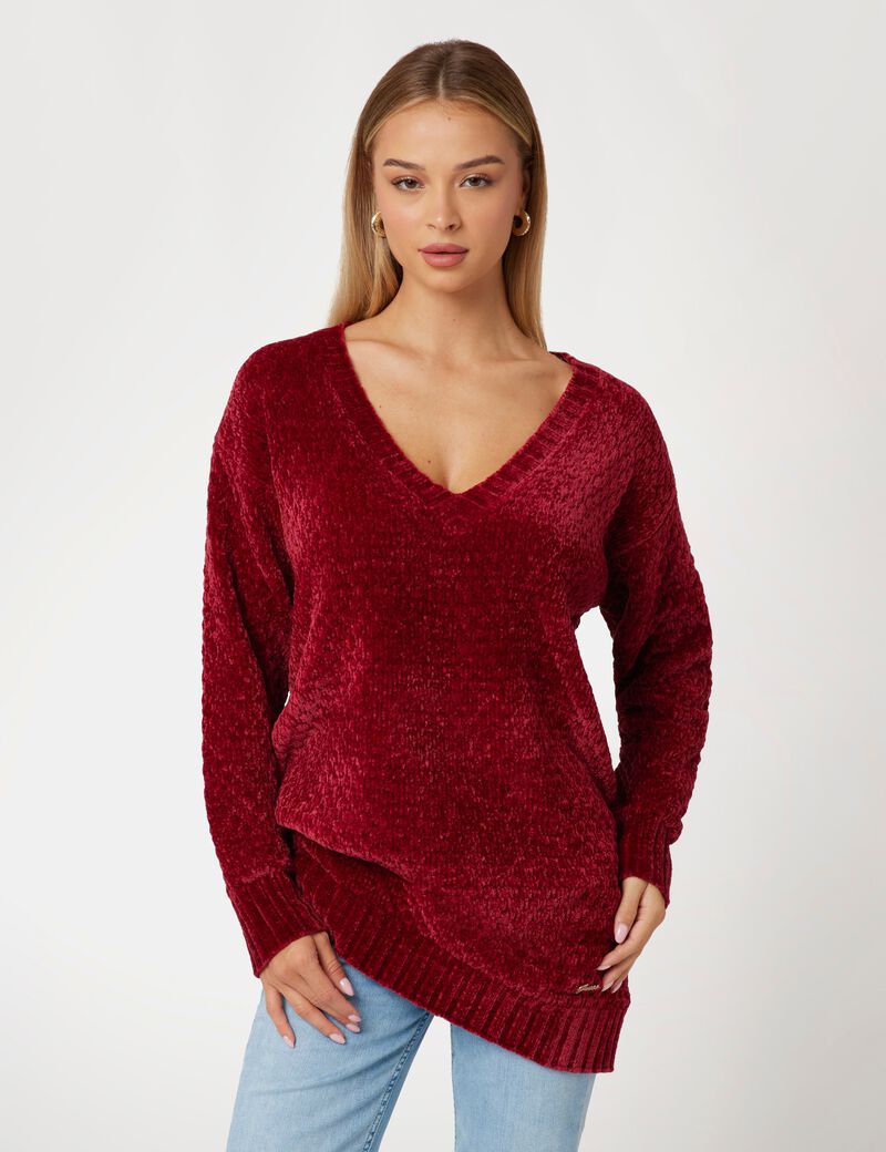 Chenille relaxed fit sweater