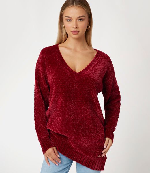Chenille relaxed fit sweater
