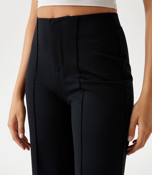 Nylon flare sweatpants