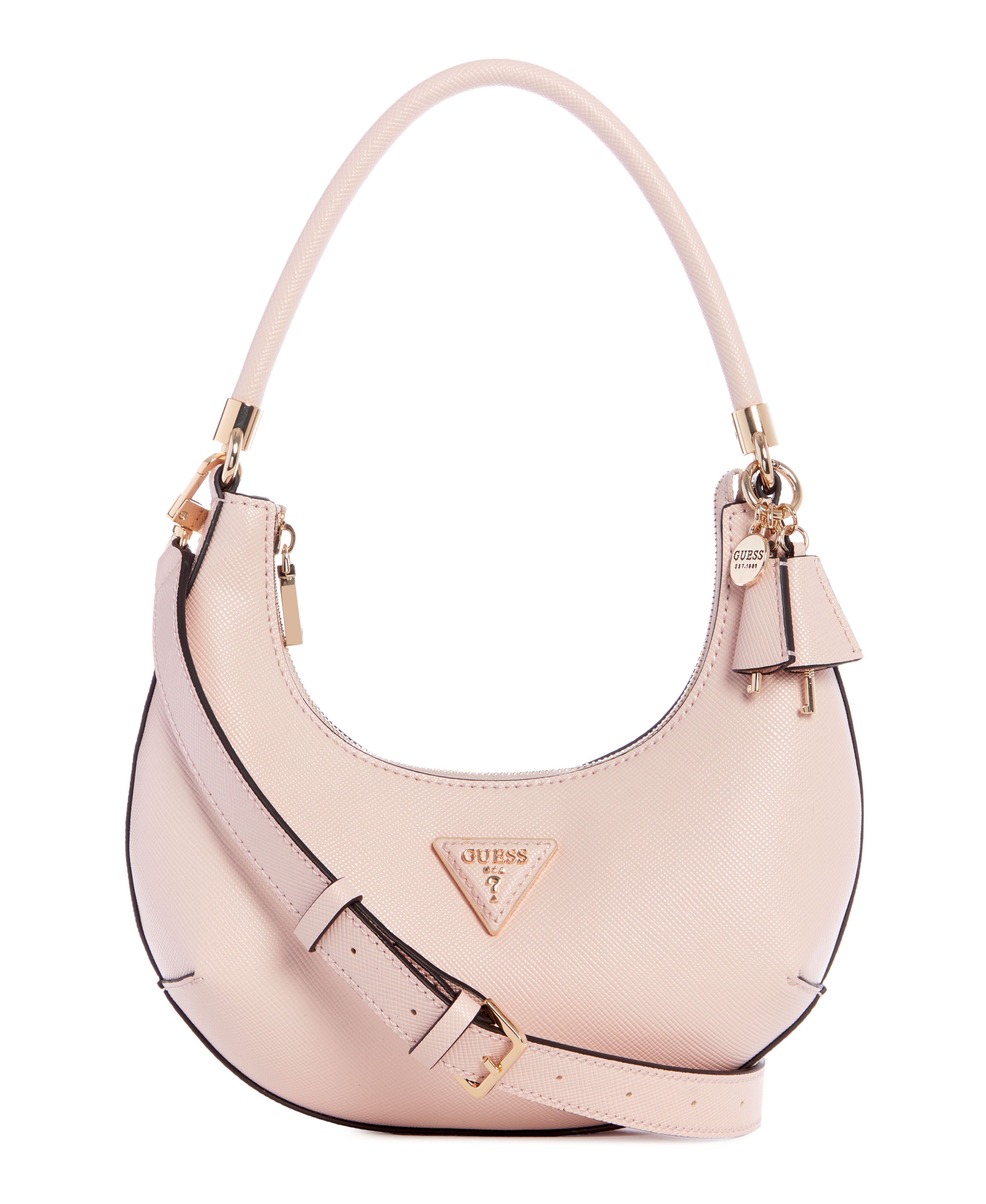 Shop GUESS Online Gizele saffiano hobo bag