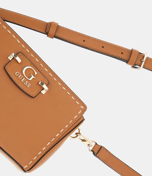 Nastra stitch-detail mini crossbody