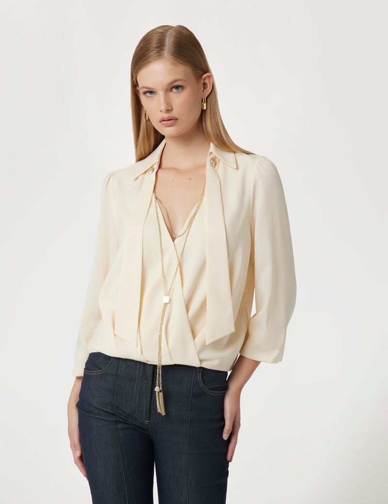 Freda scarf blouse