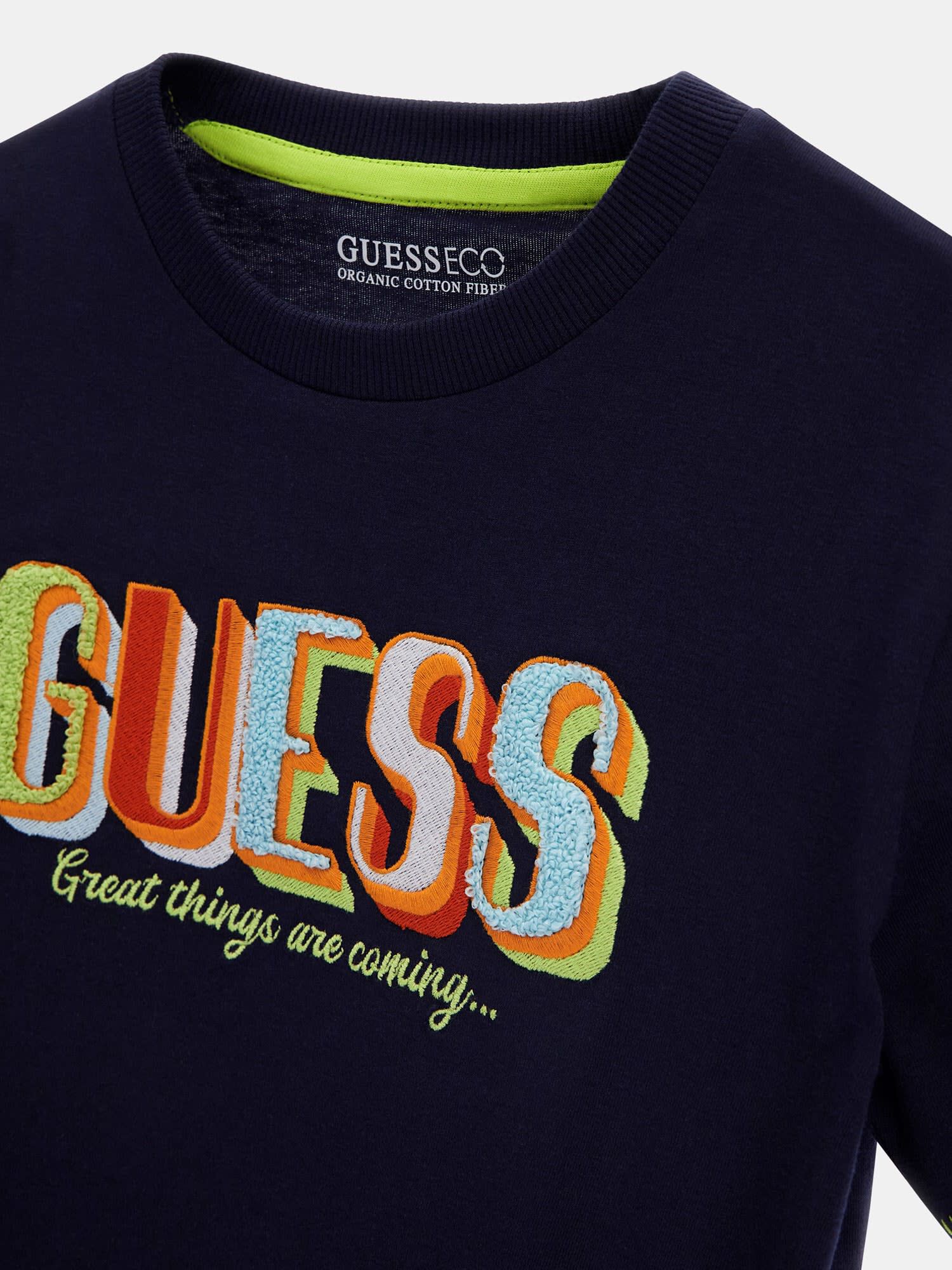 Guess multicolor on sale t shirt