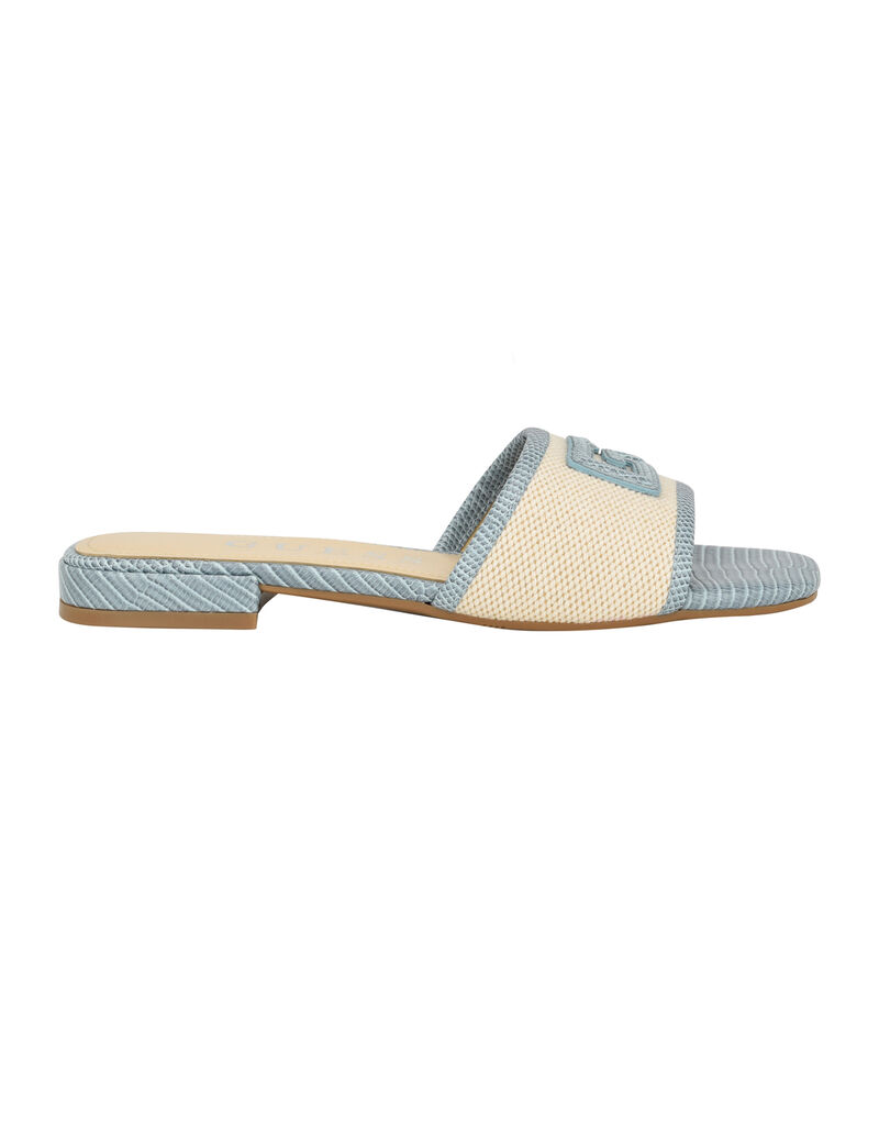 Tampa natural flat sandals