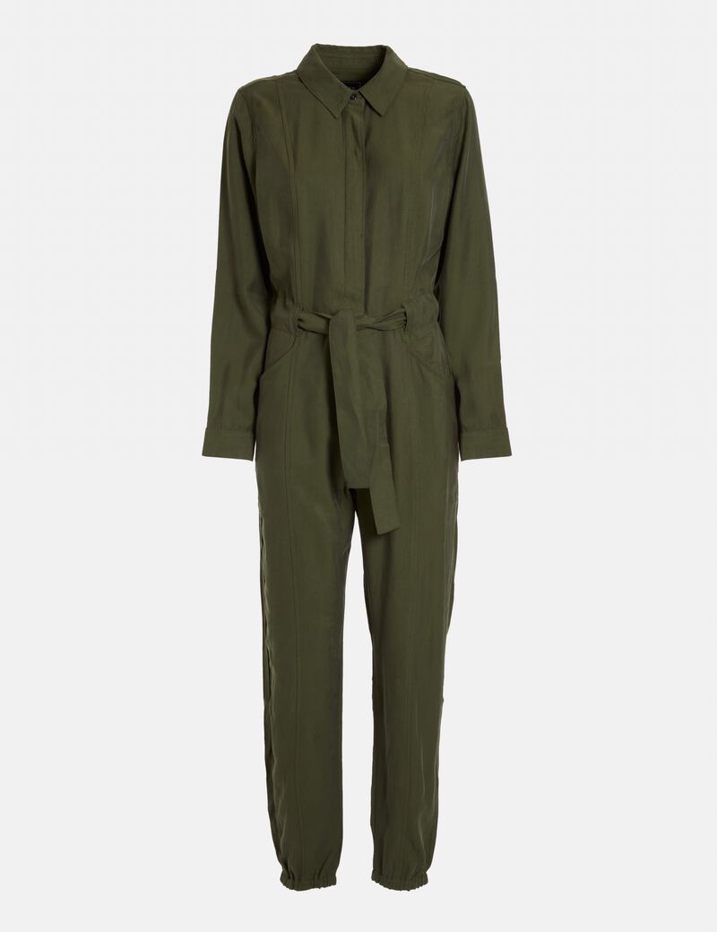 Belted Relaxed Fit Jumpsuit