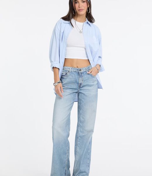 بنطال جينز واسع الساق G11