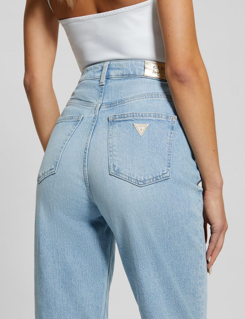 High rise mom denim pant