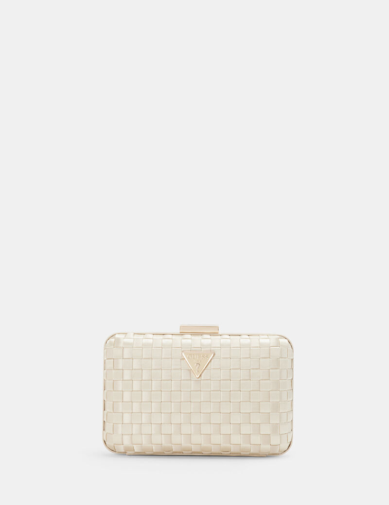 Twiller woven clutch