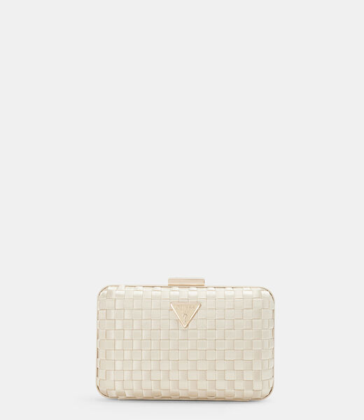 Twiller woven clutch