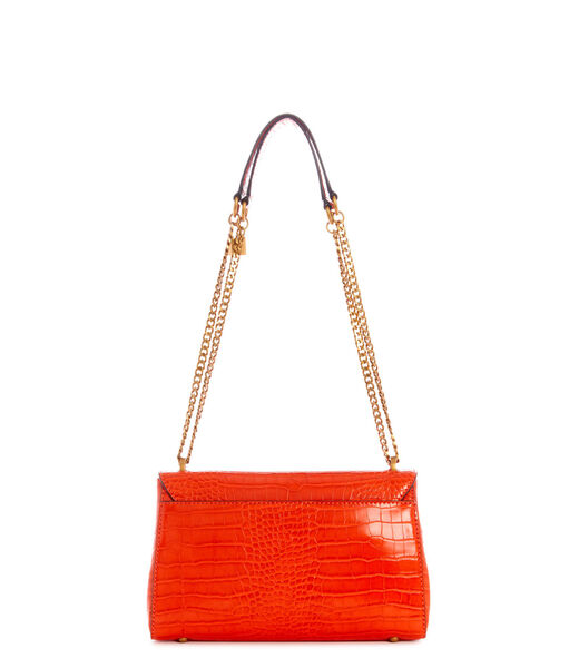 Katey Croc Shoulder Bag