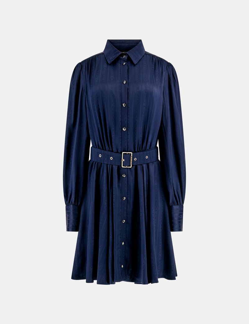 Marciano fit-and-flare mini dress