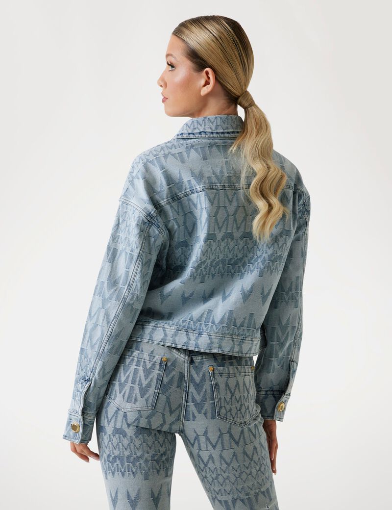 Marciano jacquard logo denim jacket