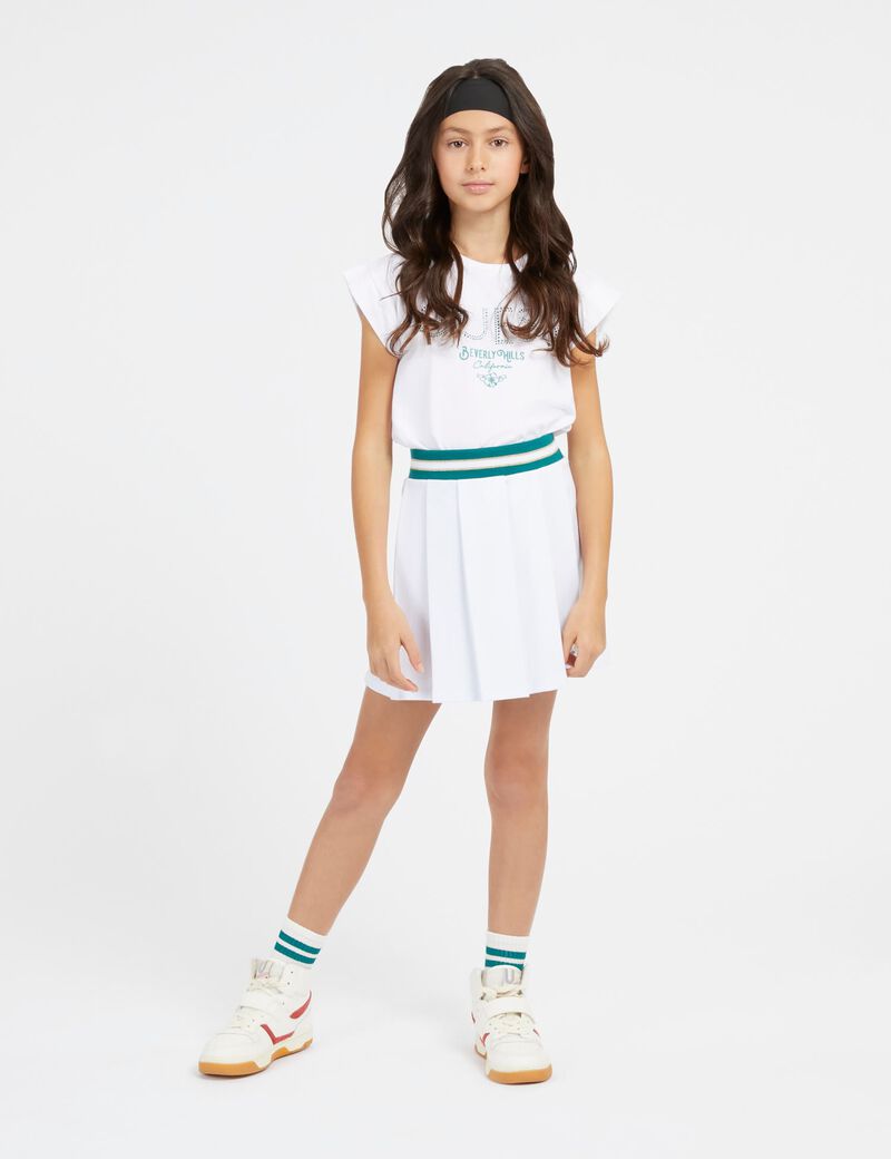 All over pleated skirt