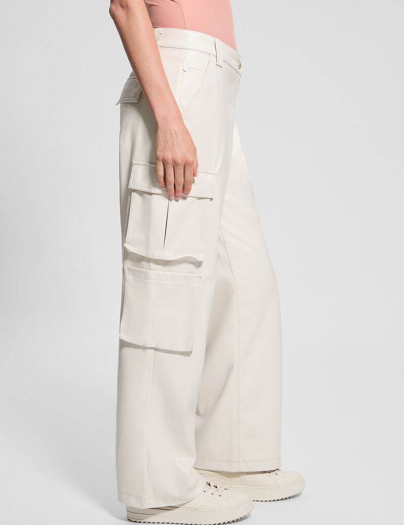 Kori faux leather cargo pant