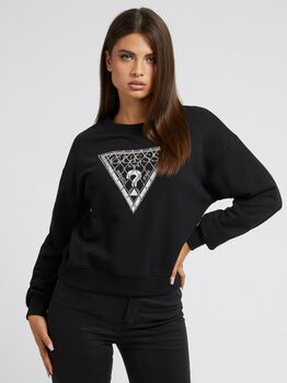 Crystal Mesh Sweatshirt