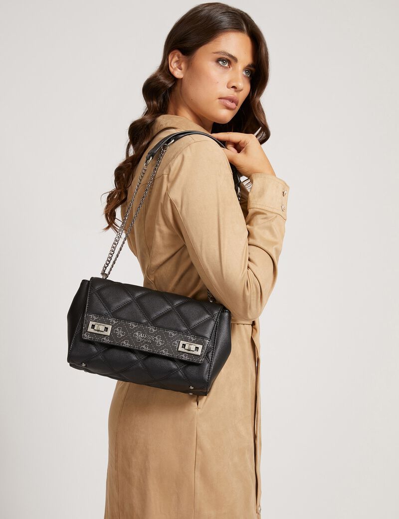 Shop GUESS Online Katey Quilted Shoulder Bag