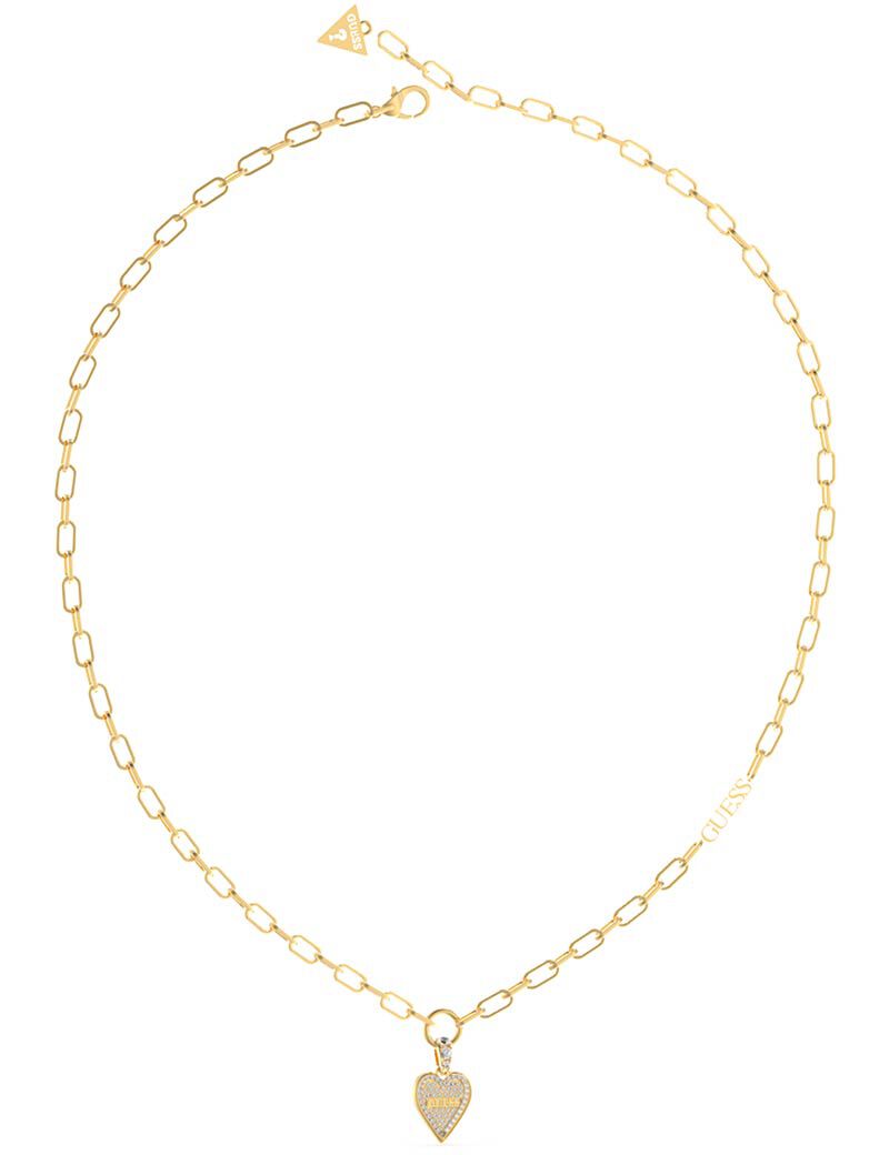 16-18'' Pave Heart Paperlink