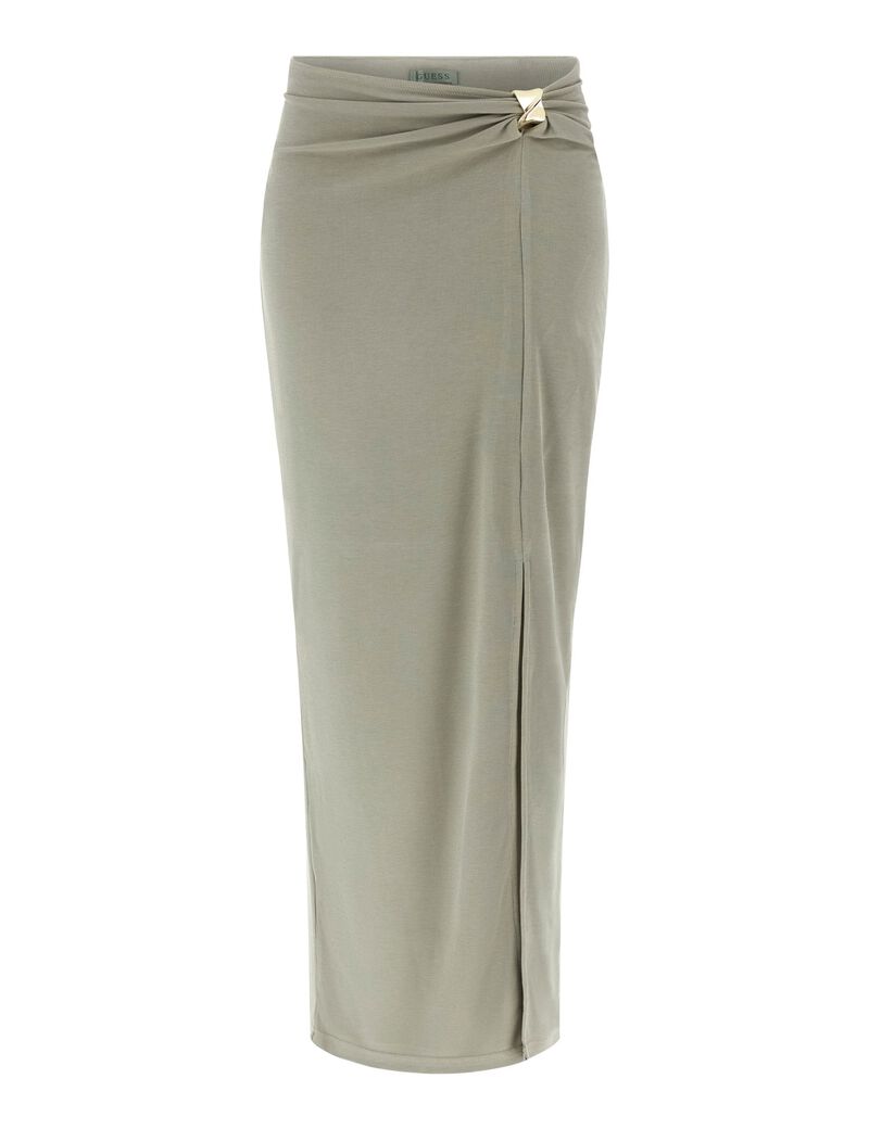 Draped pencil skirt