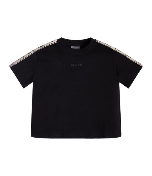 Front logo crop t-shirt