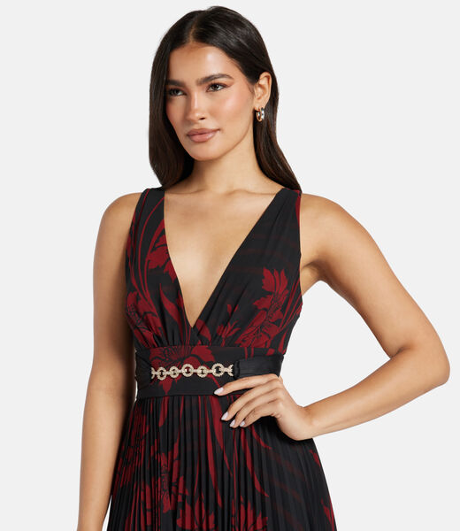 Nouveau floral maxi dress