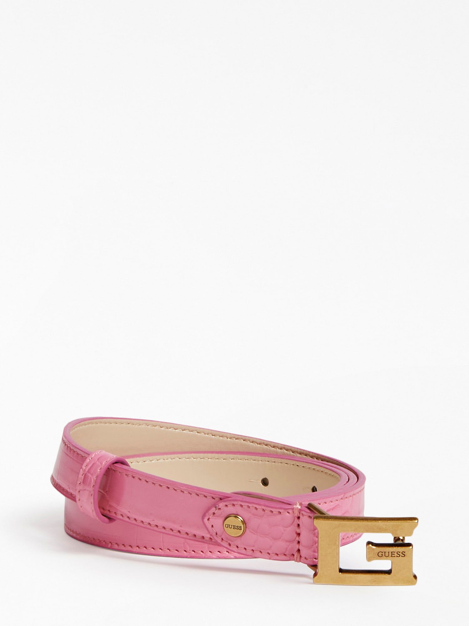 Pink guess belt sales