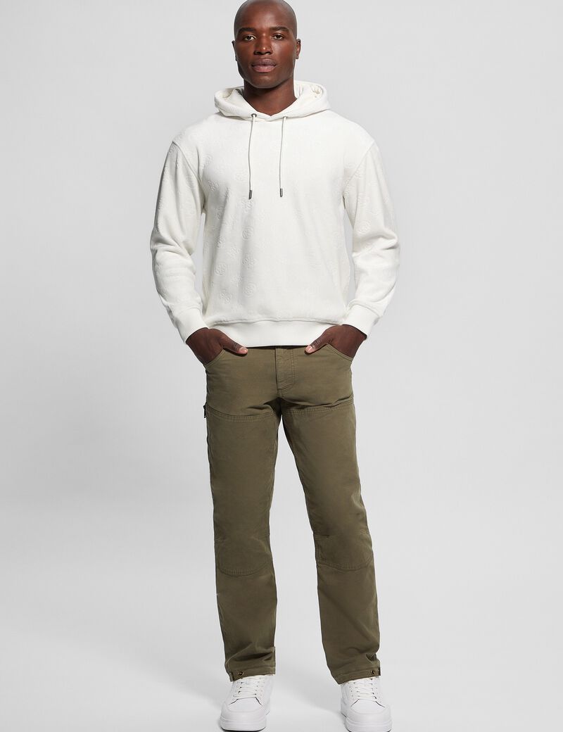 سويت شيرت منقوش بزهرة الفاوانيا