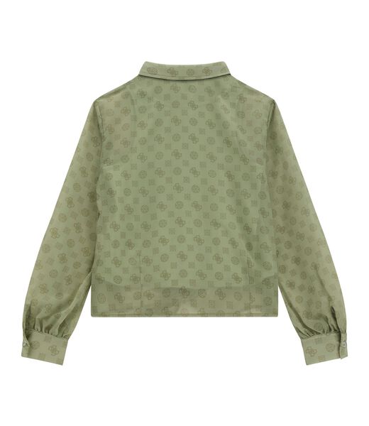 Chiffon bow shirt