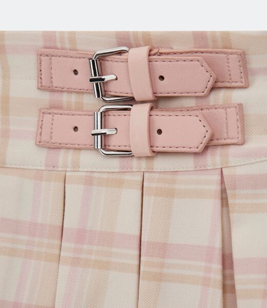 Pleated mini skirt