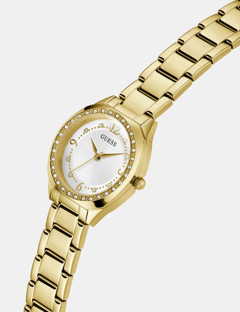 Ladies Gold Tone Analog Watch