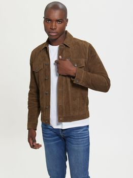 Suede Utility Jacket