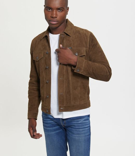 Suede Utility Jacket