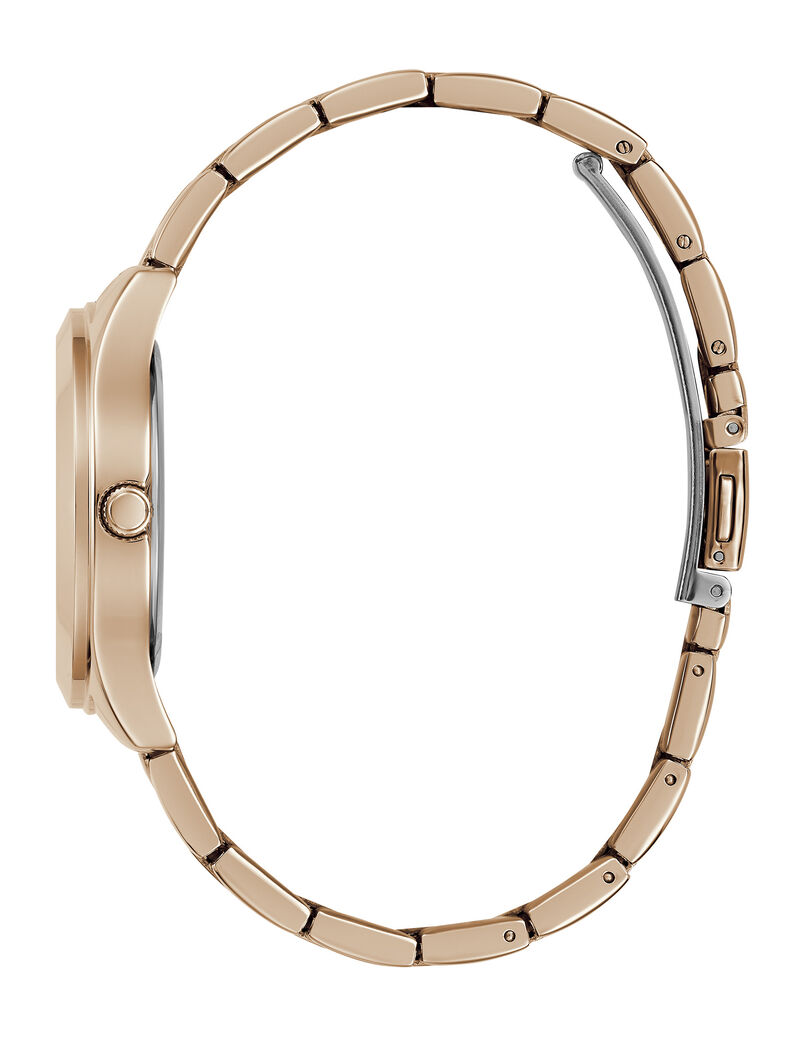 Rose Gold Tone Quartz Analog Stainless Steel Watch