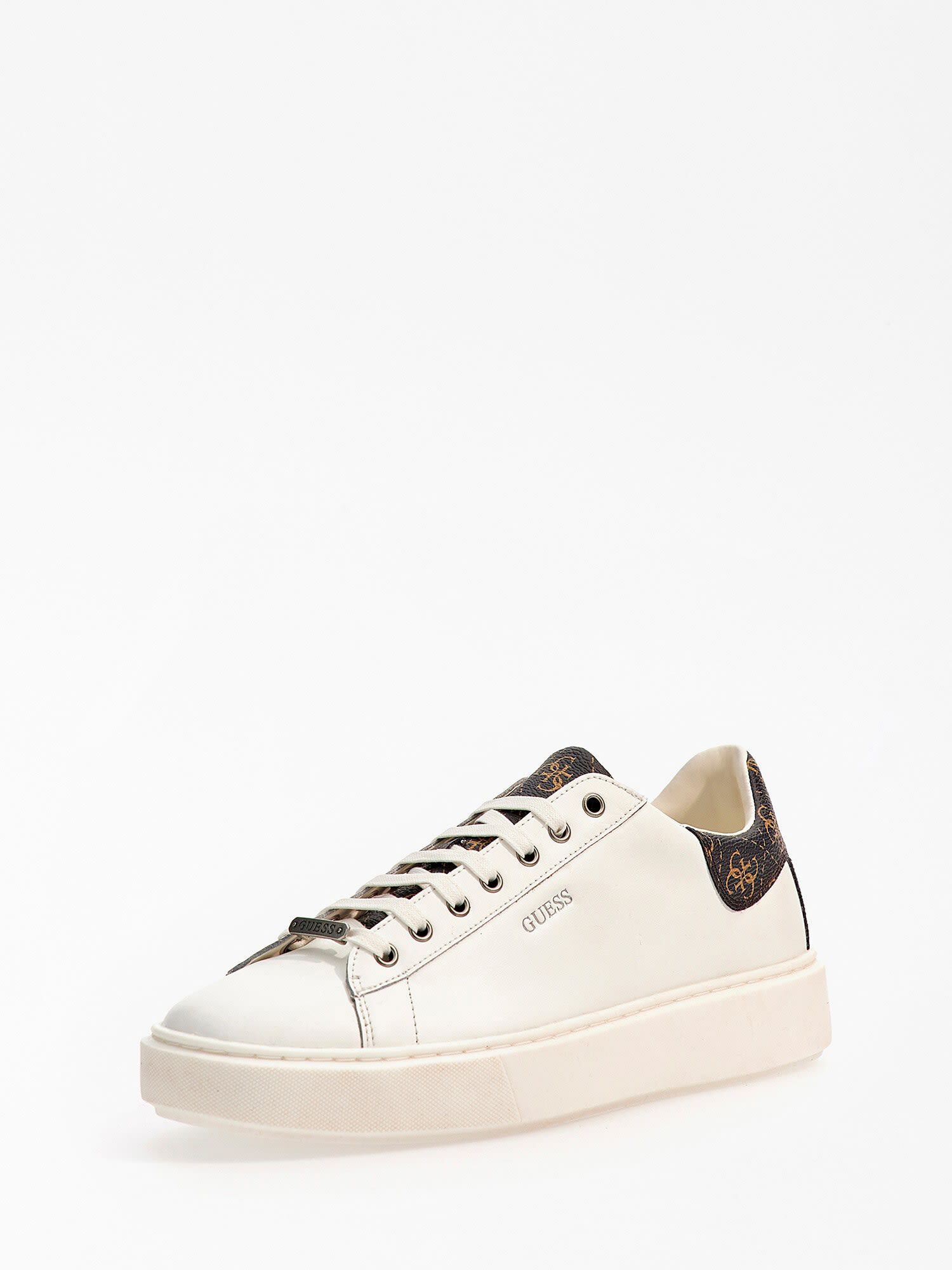 Guess leather sneakers best sale