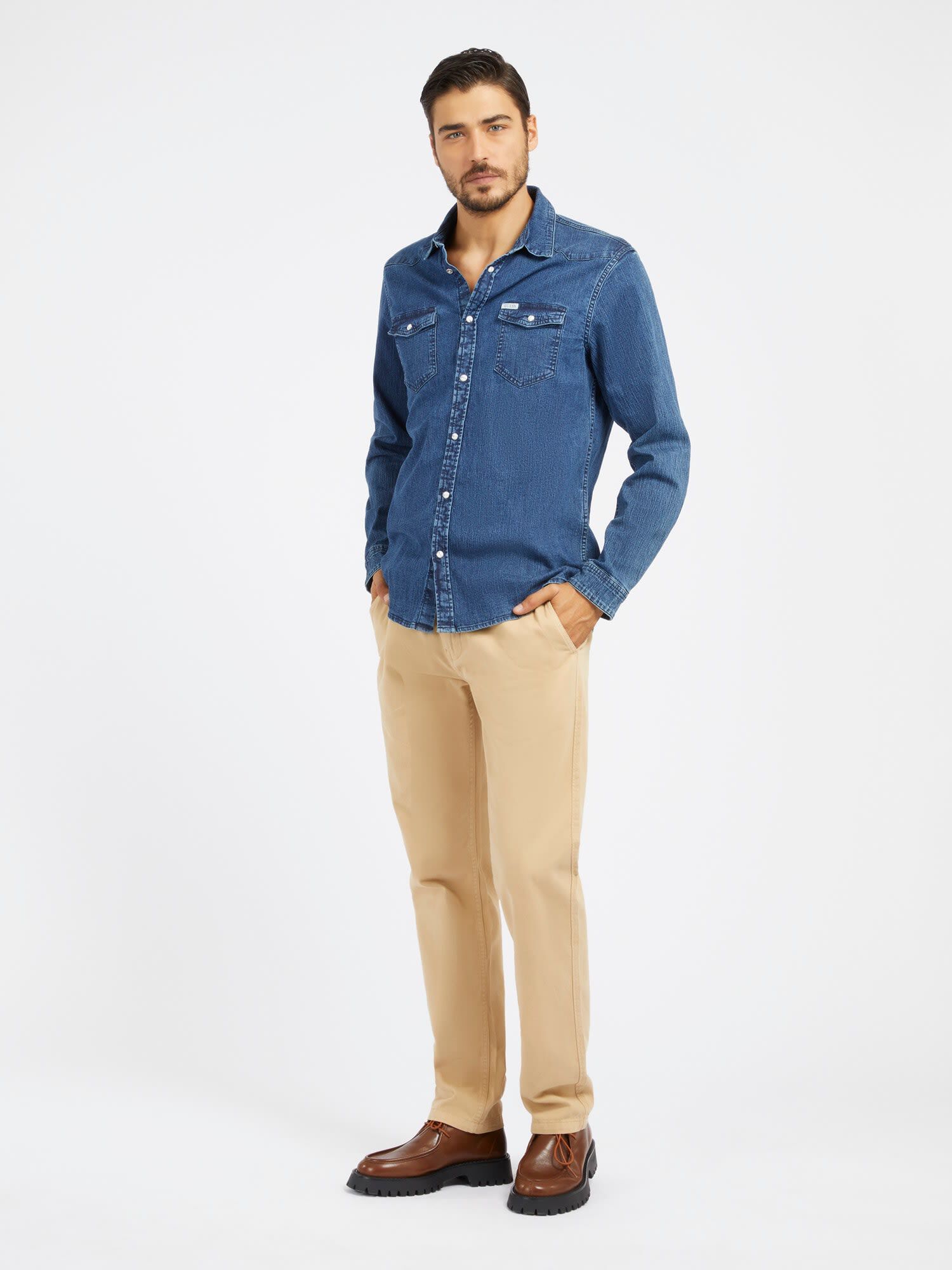 Guess jeans shirt mens top