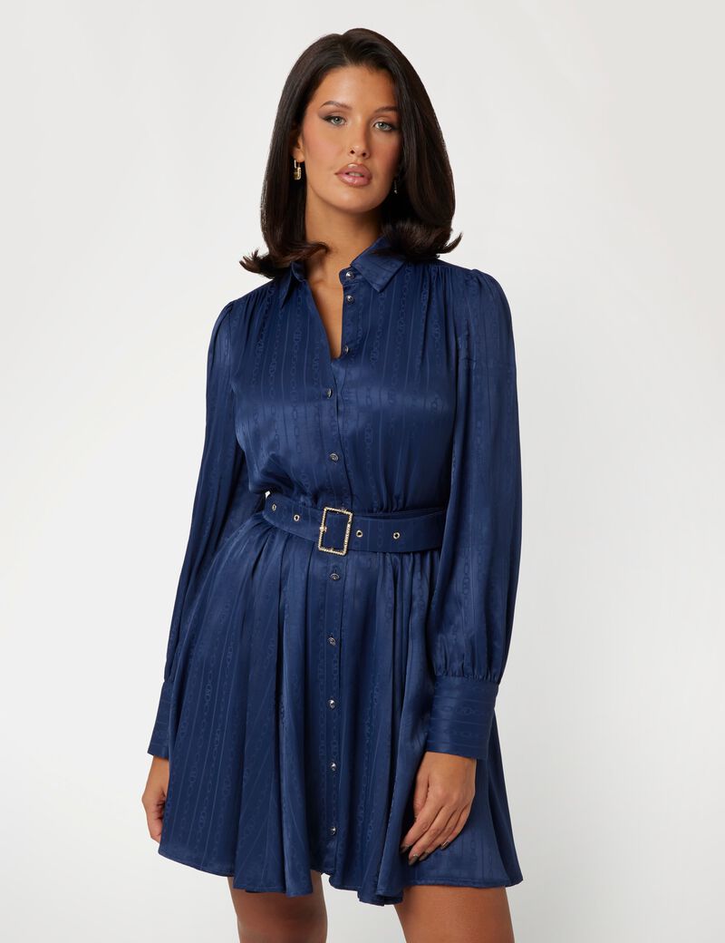 Marciano fit-and-flare mini dress