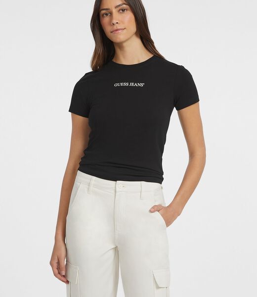 GJ SS CN SLIM LOGO PRINT TEE