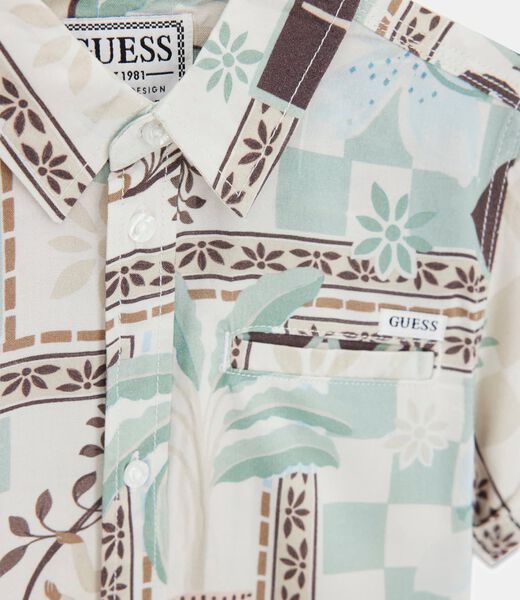 VISCOSE POPLIN SS SHIRT