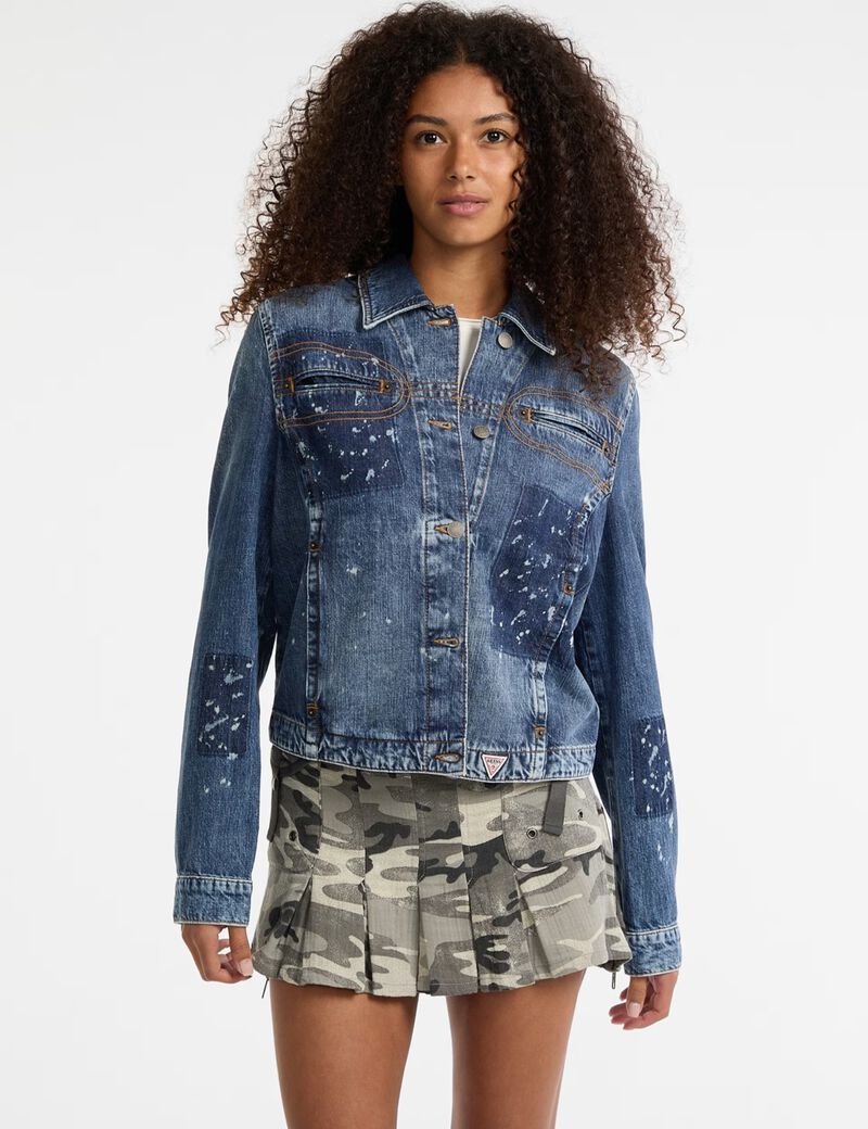 Regular fit denim jacket