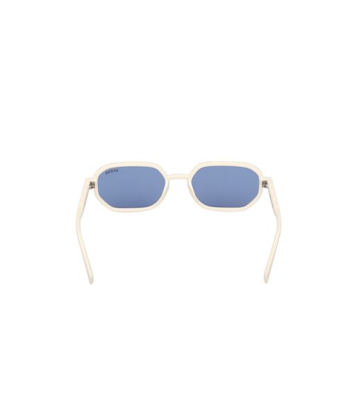 Geometric full rim sunglasses