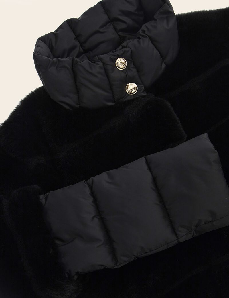 Marciano Faux Fur Inserts Puffer