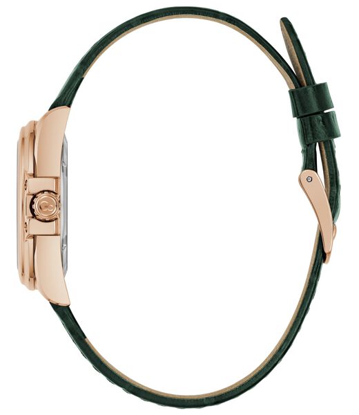 Gc Sportchic Women S 763 Mvmt Green Dail 10 Amt Green Genuine Leather Strap