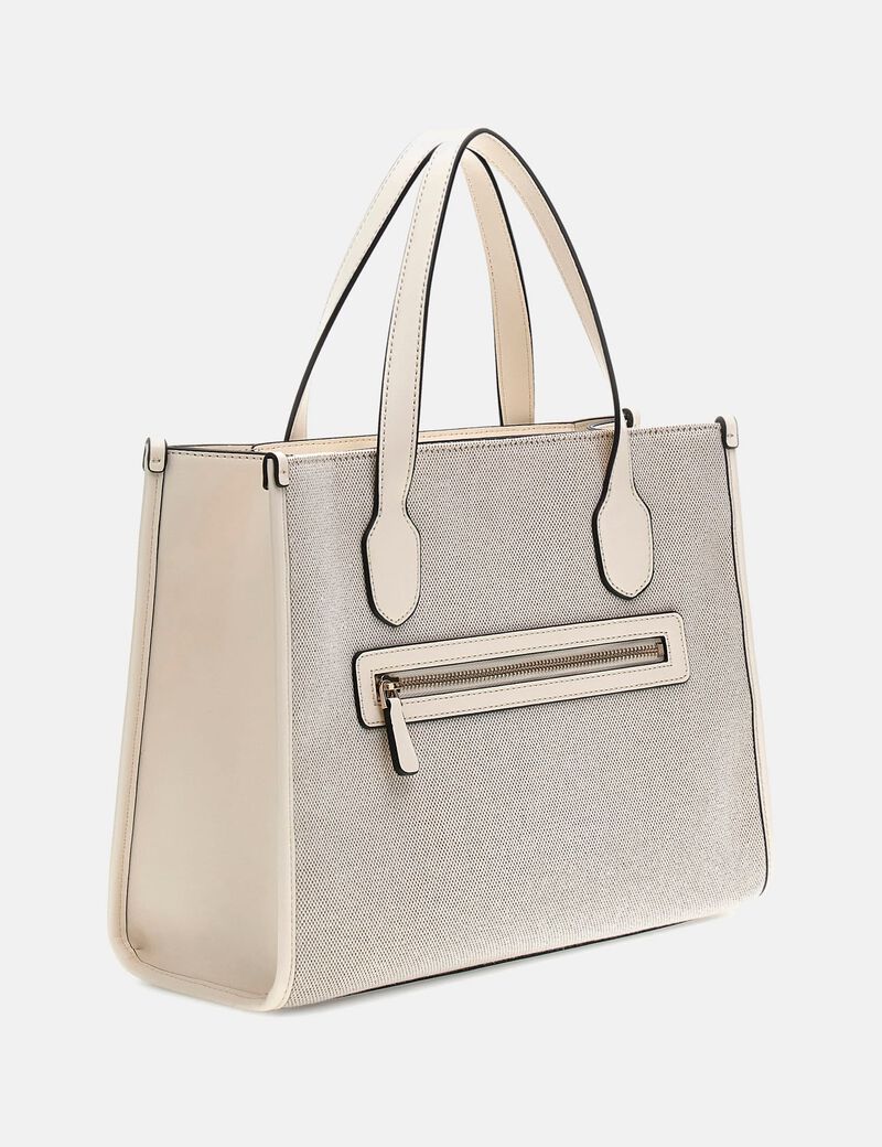 G Status logo-script detail handbag