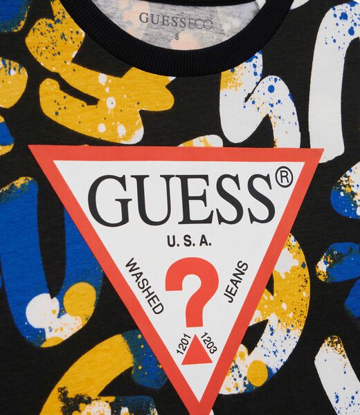 All over print stretch t-shirt