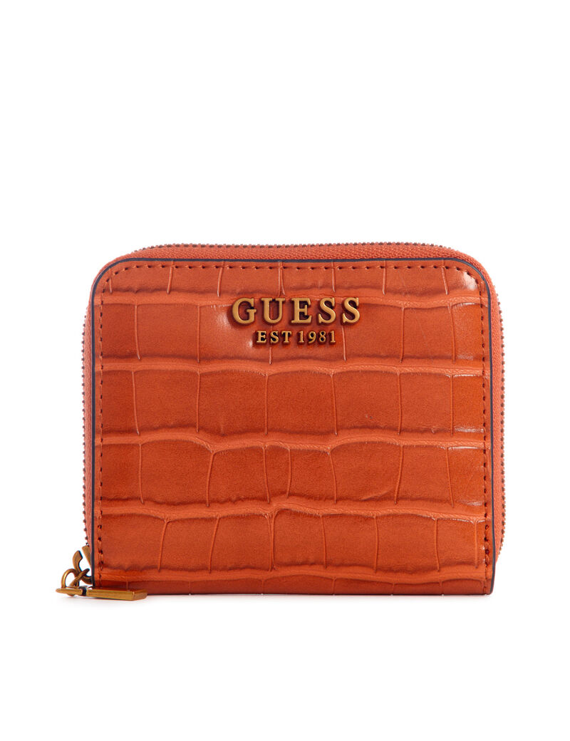 محفظة صغيرة بسحاب يلف جانبَيها