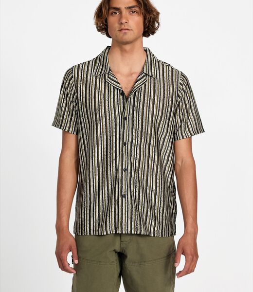 Striped knit shirt