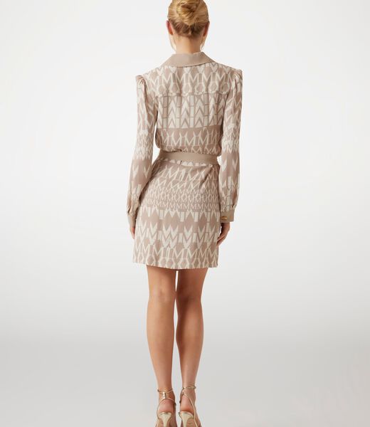 Marciano logo wrap dress